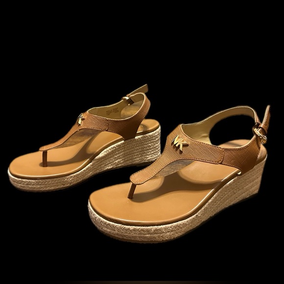 Michael Kors Women's Laney Thong Espadrille Wedge Sandals - Picture 3 of 9
